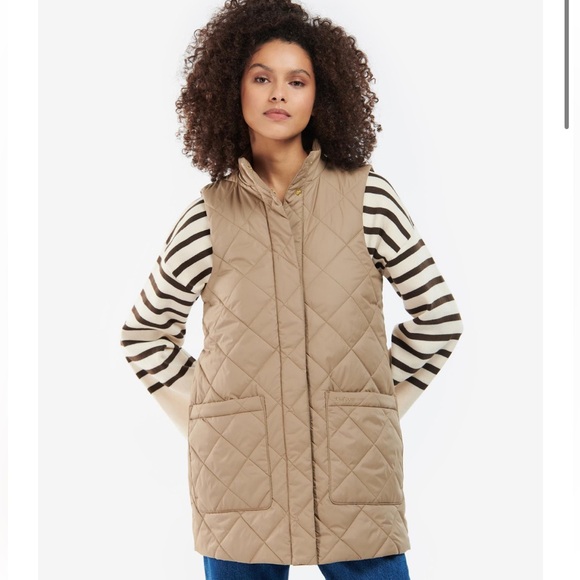 🆕Barbour Cosmia Liner Quilted Long Vest Size 3X NWT - Picture 2 of 13